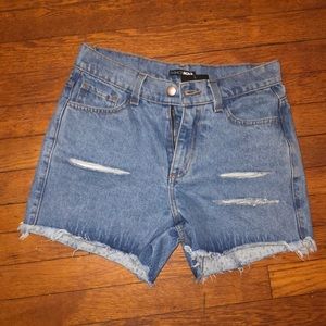 High waisted shorts